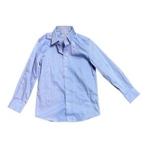 Nordstrom Boys Blue Button-Down Shirt Size 7